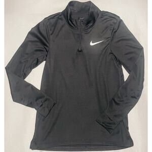 Nike Men’s Dri Fit Sweater 1/4 Zip Pull Over in Black, Size Small S